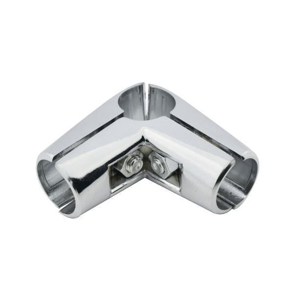 Соединение угловое для 3 труб UNO 04, хром, гальваника 88841