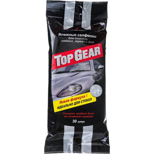 TopGear №30 влажные салфетки д/стёкл 48038