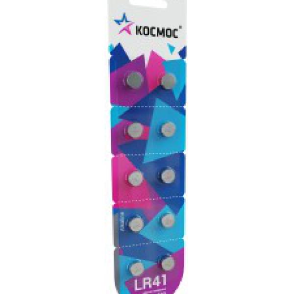 Батарейка алкалиновая G03 LR41, L736, 192, 392 BL10 7,9x3,6 481370