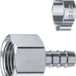 Переходник штуцер ″елочка″ 10 мм - 3/8″F Вн., с обжимным хомутом Зубр Профессионал 64923-3/8-10